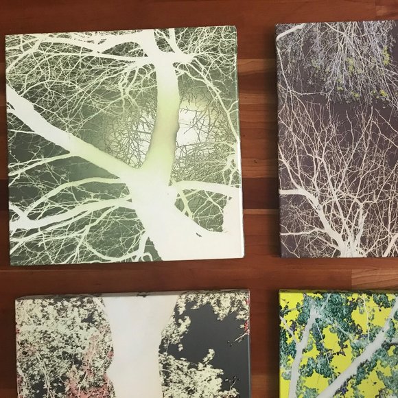 Authentic Matthew Lew, Ltd Ed. 4 piece art installation: "Through the Trees" - Picture 3 of 8